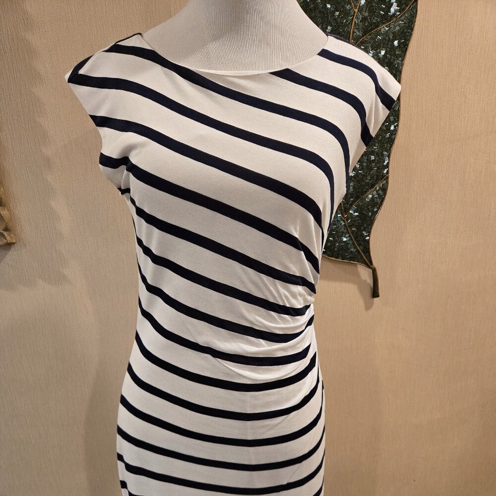 White/Blue Ann Taylor dress